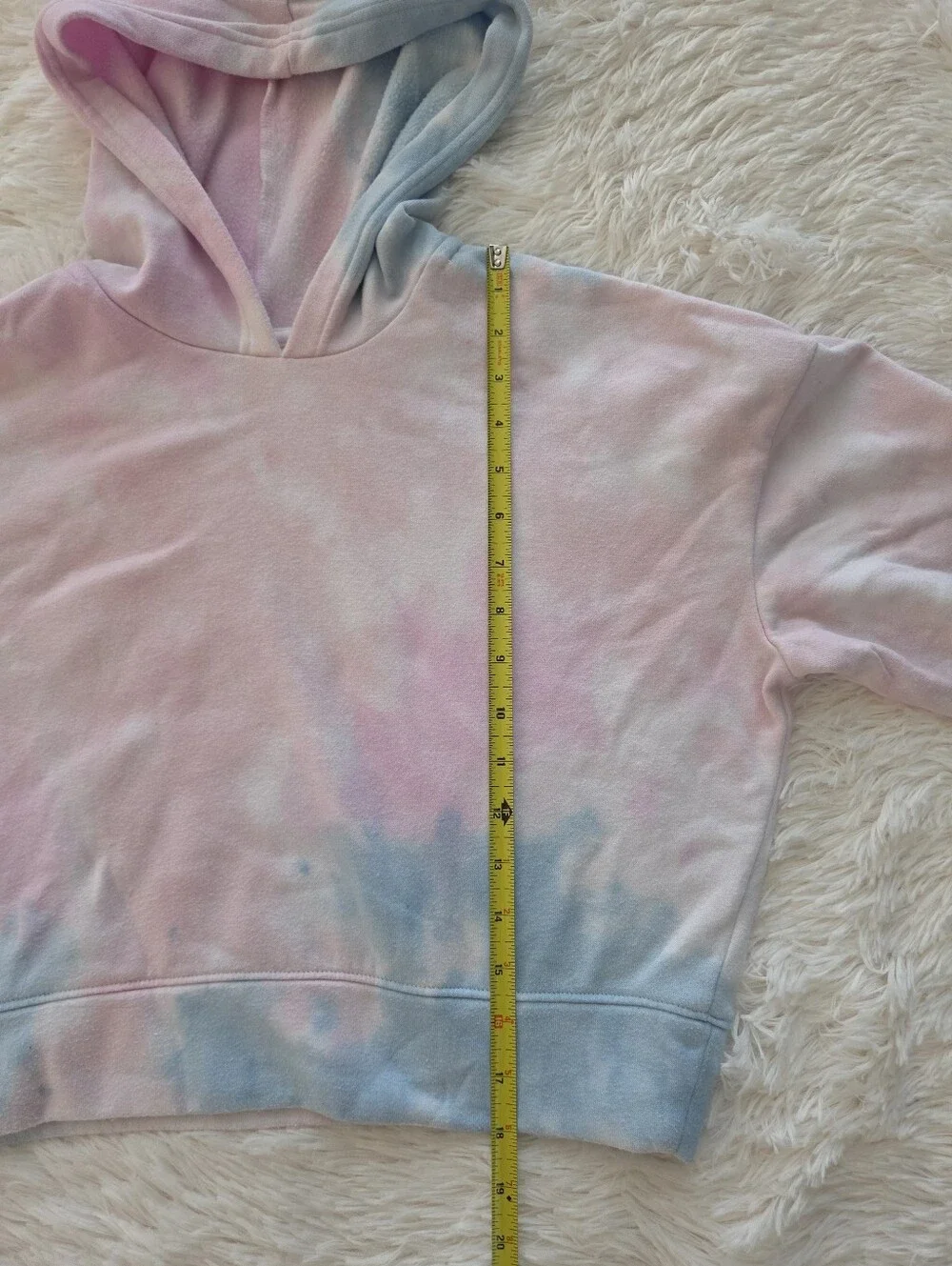 Sugar & Jade Bundle Of 2 Cropped Tie Dye Hoodie Sweatshirts Girls Size 12/14